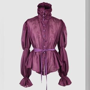 Victorian silk and cotton Women's Top